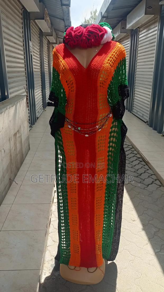 Crochet Multipurpose Reggae Dress Cover - main view