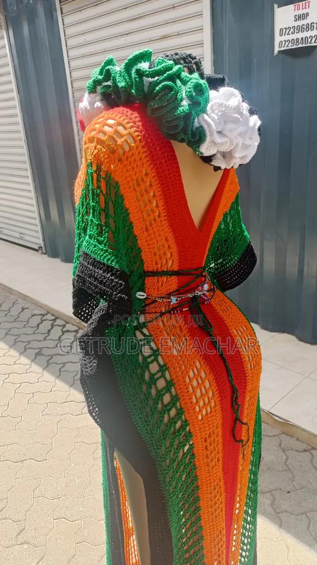 Crochet Multipurpose Reggae Dress Cover - thumbnail 5