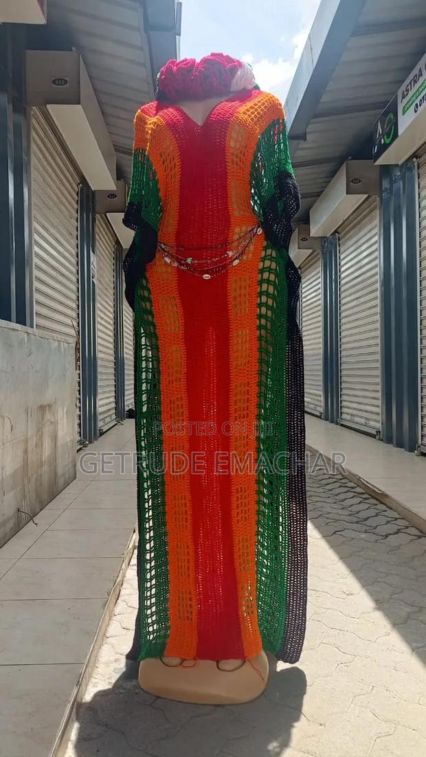Crochet Multipurpose Reggae Dress Cover - thumbnail 9