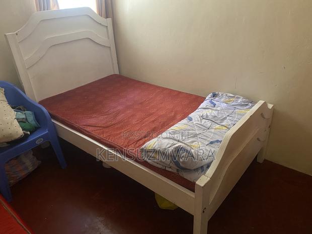 Slightly Used White 3.5x6 Bed