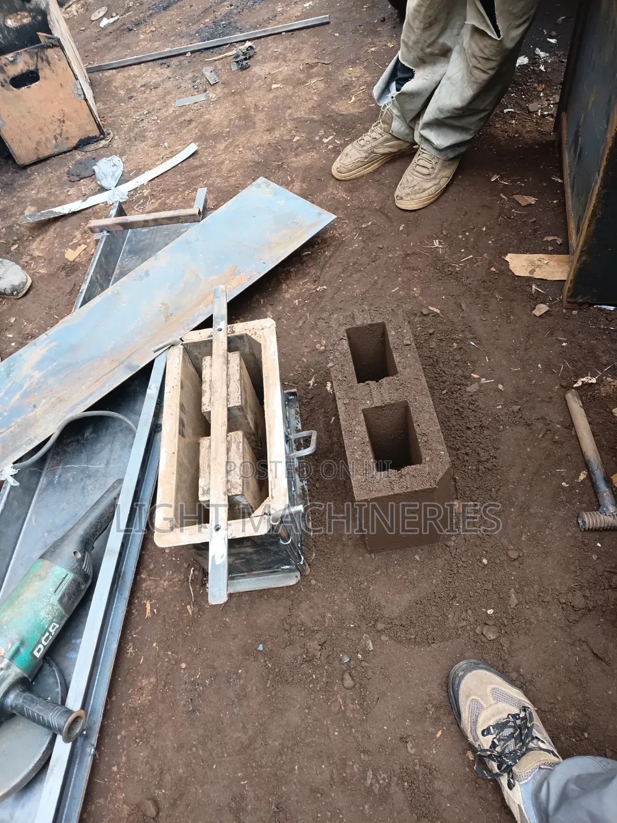 Manual Hollow Block Machine