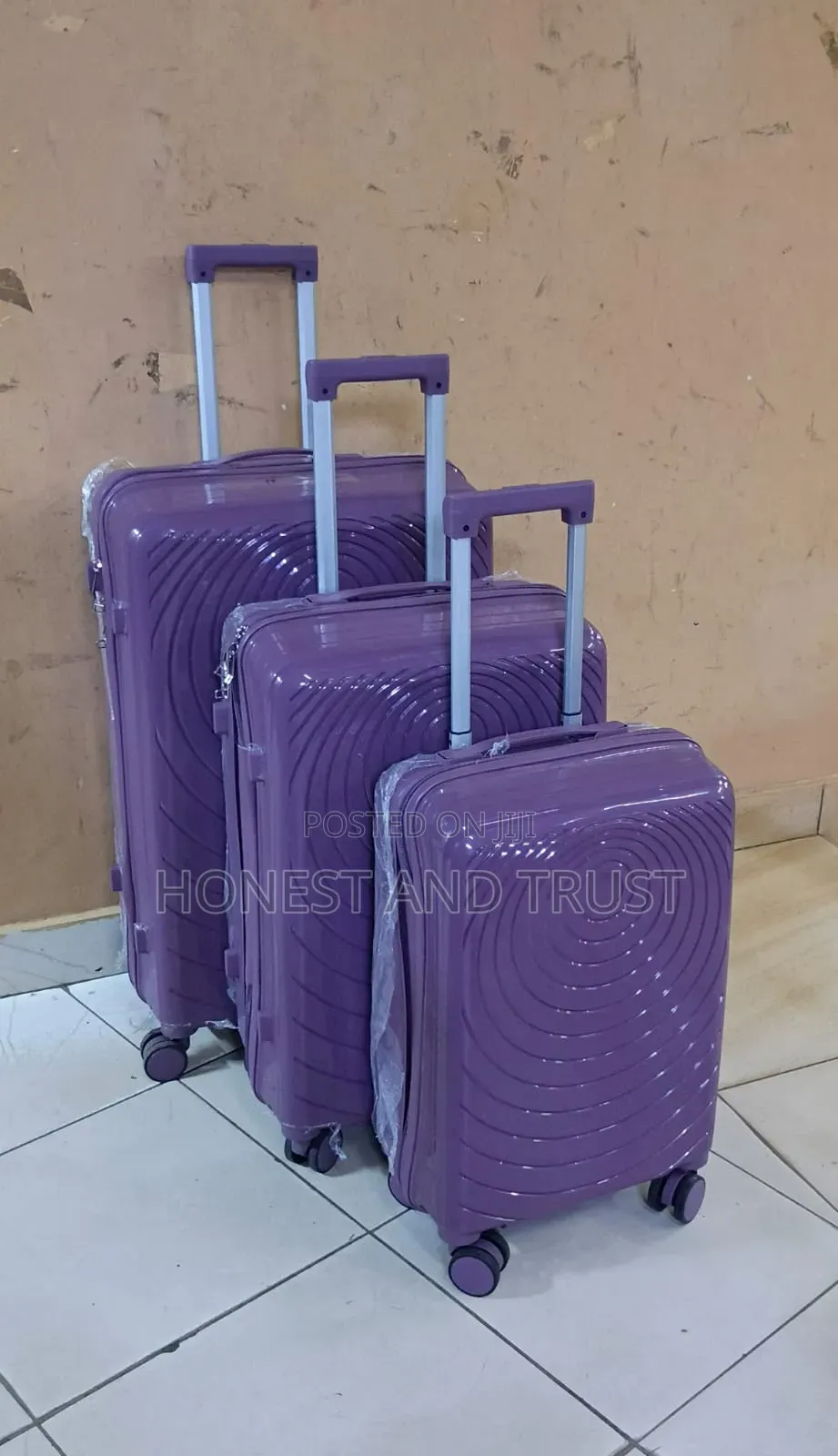 Size 3 3 in 1 Rubber Suitcase Set