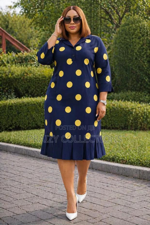 Dotted Straight Fishy Dress - main view