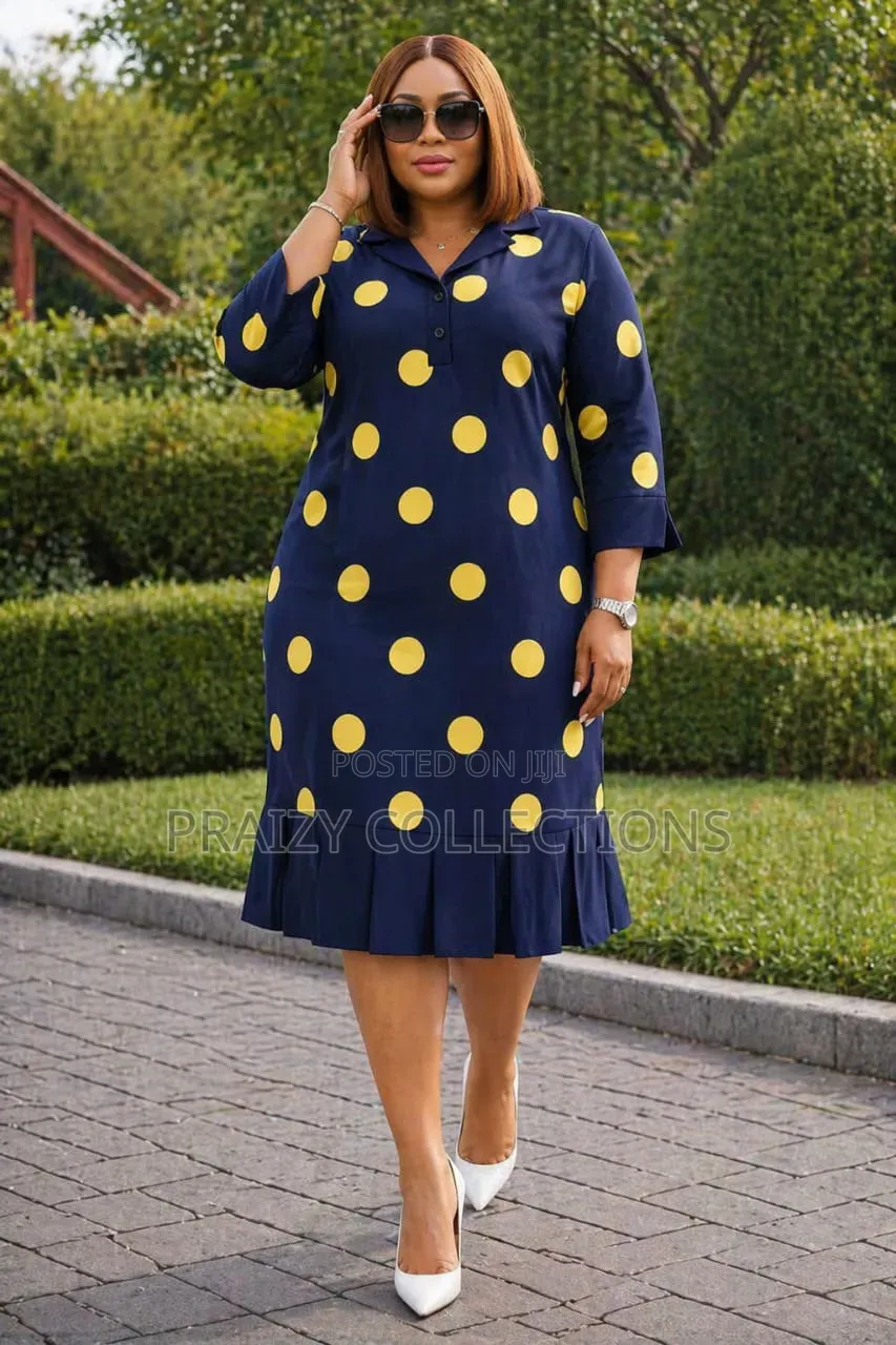 Dotted Straight Fishy Dress