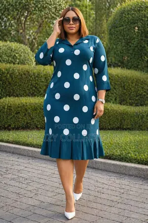 Dotted Straight Fishy Dress