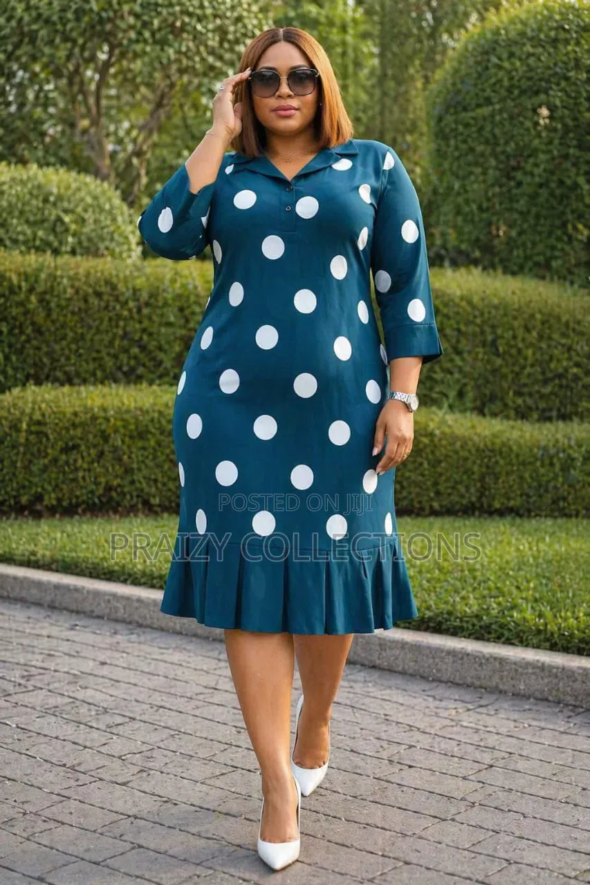 Dotted Straight Fishy Dress