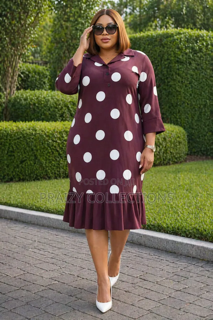 Dotted Straight Fishy Dress