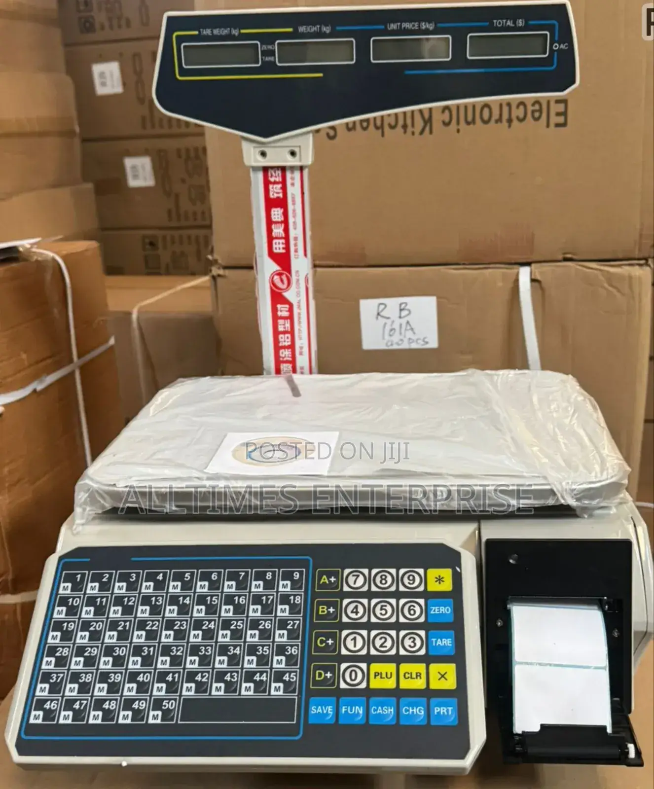 Acs 30kg Electronic Barcode Printing Scale