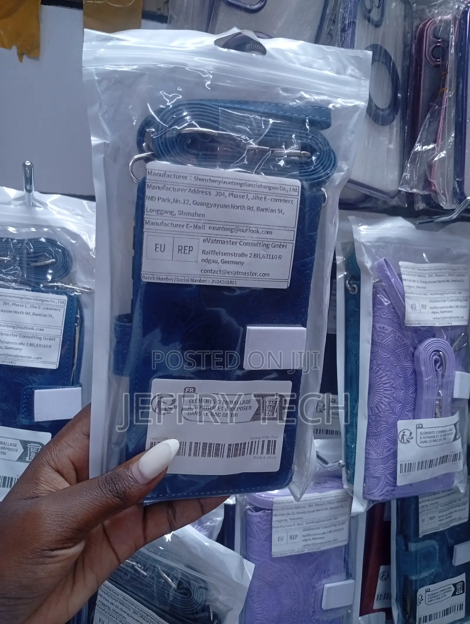 iPhone or Samsung Galaxy Crossbody Cell Phone Wallet Bag
