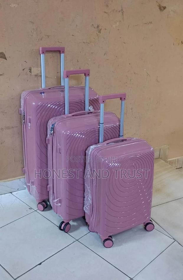 Unbreakable Pp Rubber Suitcase Set