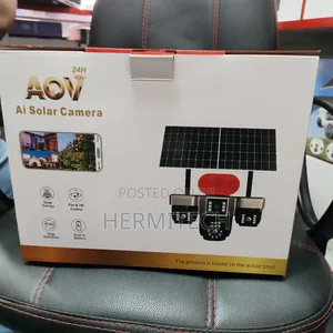 Aov 4 Lens 4g Solar Powered PTZ Dual-Panel CCTV