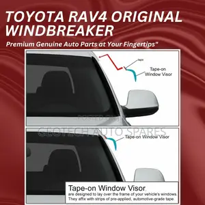 Toyota Rav4 Windbreaker- Side Window Visors Rain Vent Deflector Guard