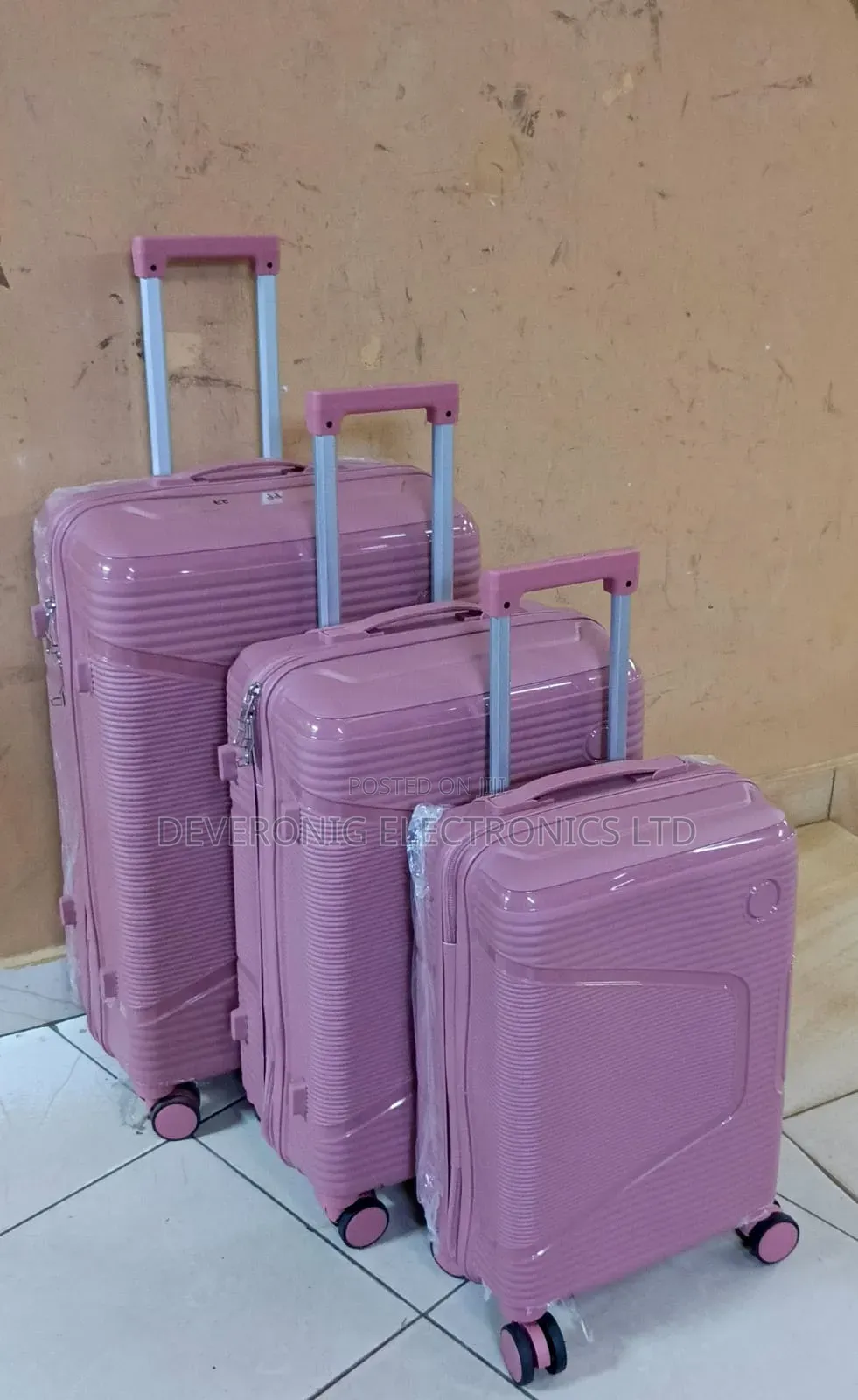3in1 Unbreakable Rubber Suitcase
