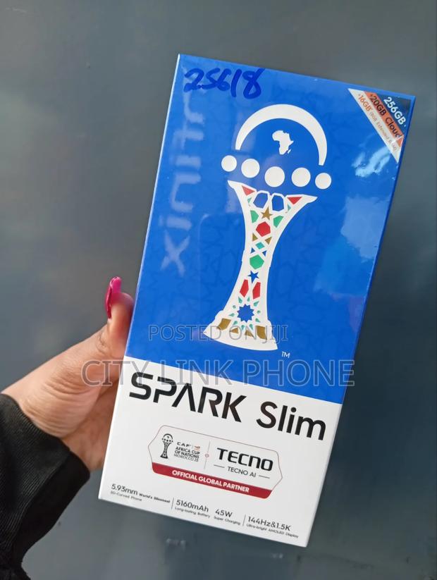 New Tecno Spark Slim 256 GB Black