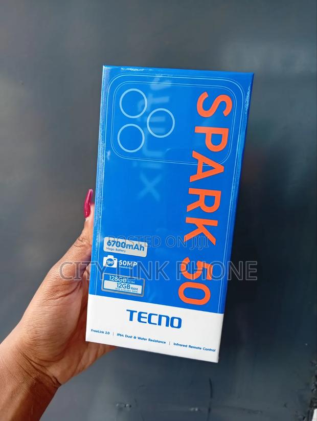 New Tecno Spark 50 128 GB Black