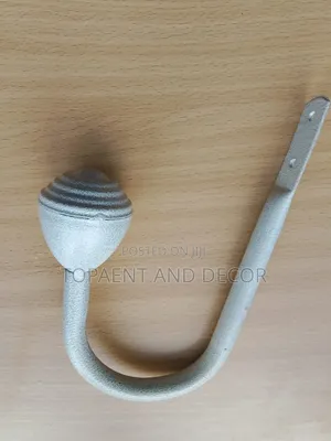White Powder Coated Elegant Curtain Holders