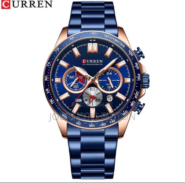 Blue 8418 Curren Chronograph Gents Watch