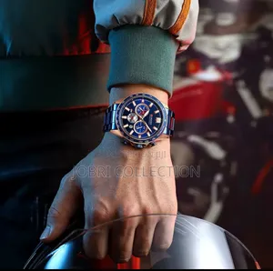 Blue 8418 Curren Chronograph Gents Watch