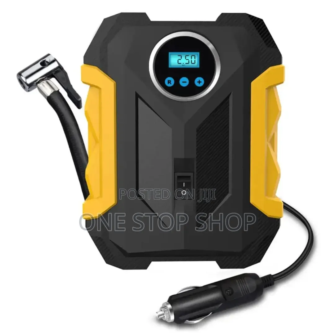 Digital Tire Inflator Display With Manual Shut Off When Desire Prssure