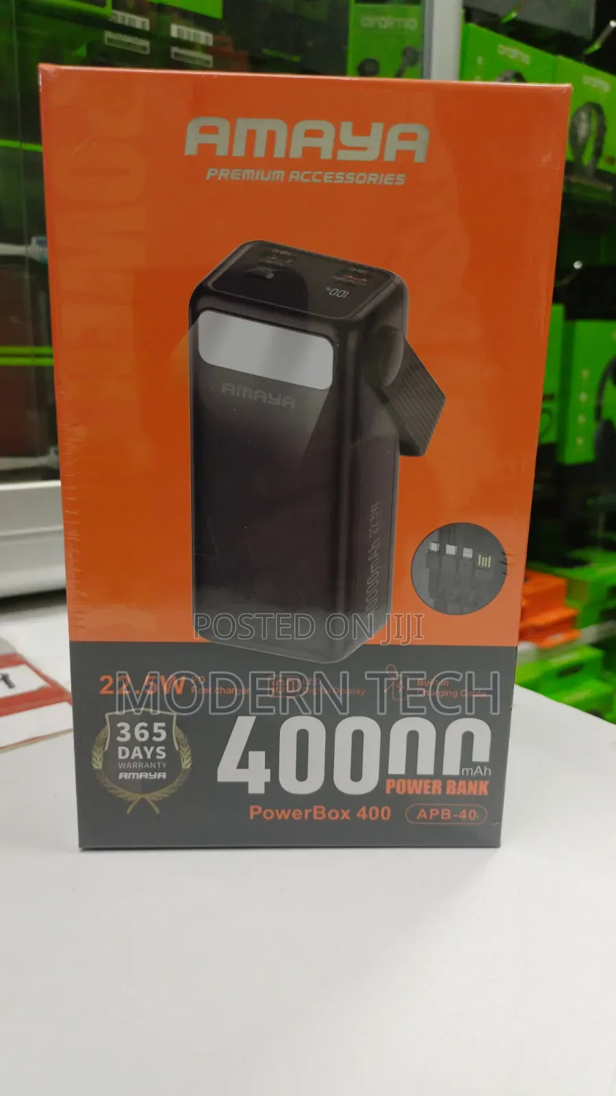 Amaya Apw-04 Power Bank 40000mah 22.5w