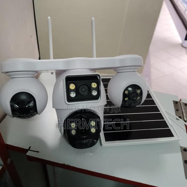 4g Smart Security CCTV 4-Lens Solar Powered Camera Outdoor