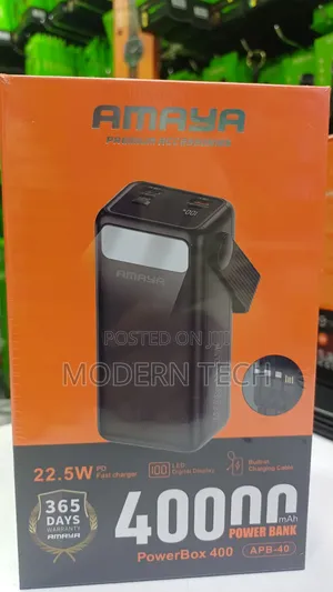 Amaya Mah Power Bank With Fast Charging Multi-Ports