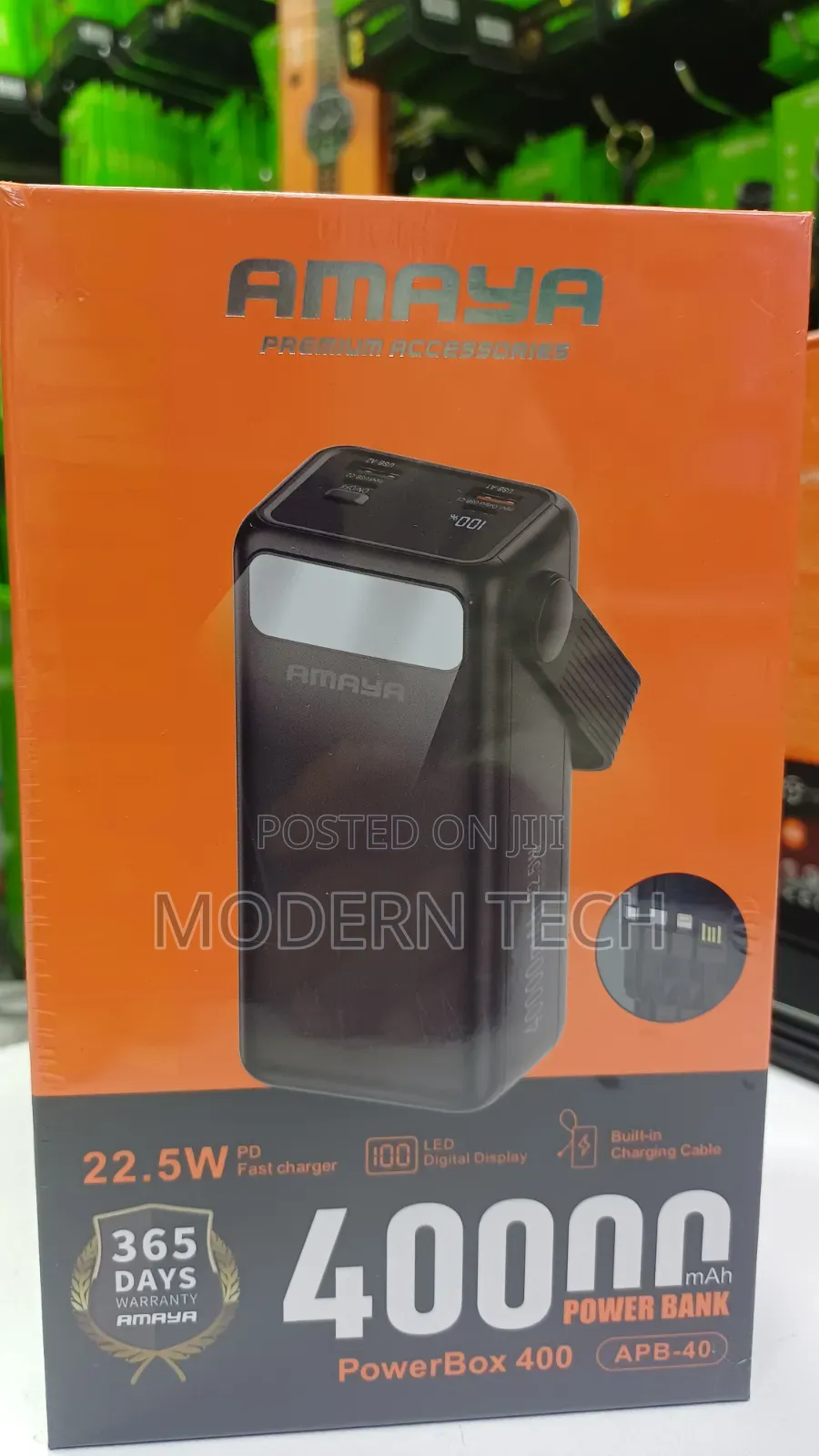 Amaya Mah Power Bank With Fast Charging Multi-Ports