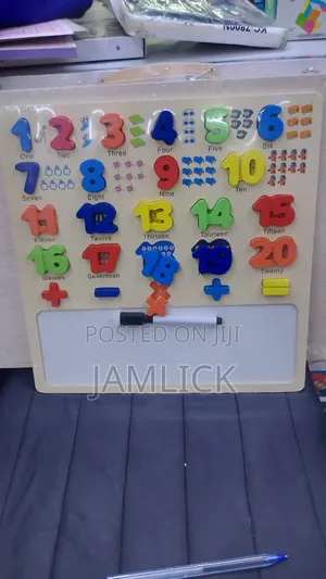 Children Numbers Learning Set With White Board –Km
