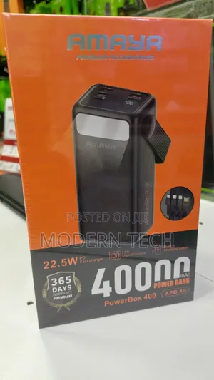 Amaya Mah Power Bank With Fast Charging Multi-Ports