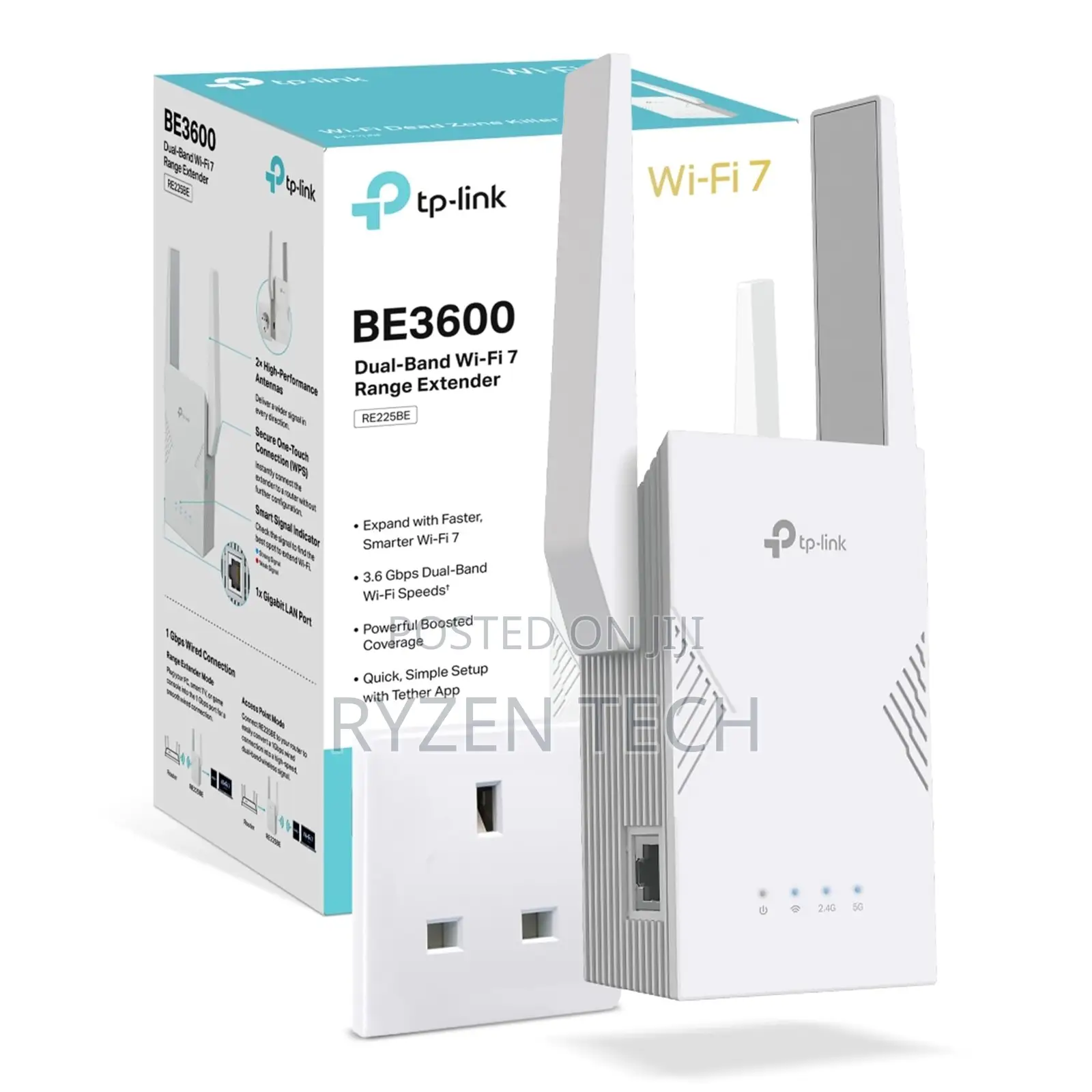 Tp-Link Be3600 Dual-Band Wi-Fi 7 Range Extender - Tl-Re225be