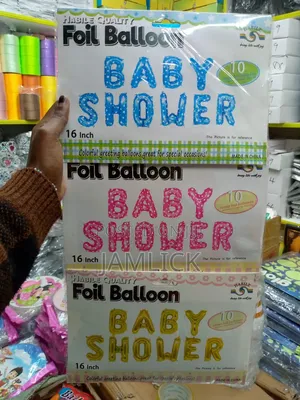 Baby Shower Foil Balloons –Km
