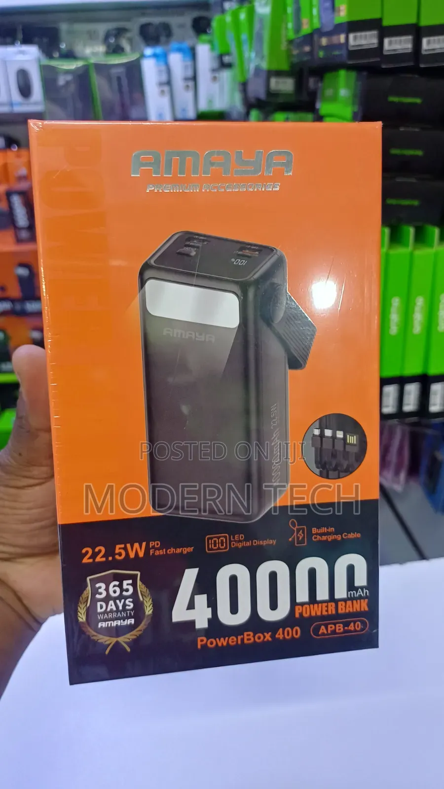 Amaya 40000mah Mega Capacity Power Bank (22.5w Output)