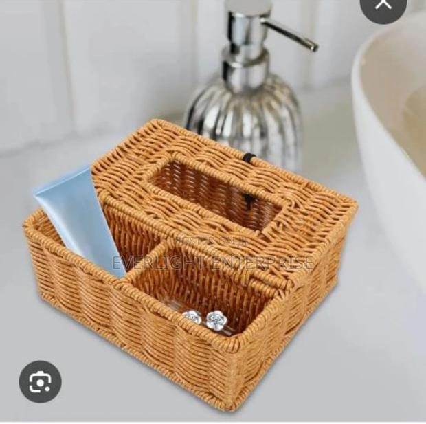 3 Slots Storage Organizer With Serviette Holde