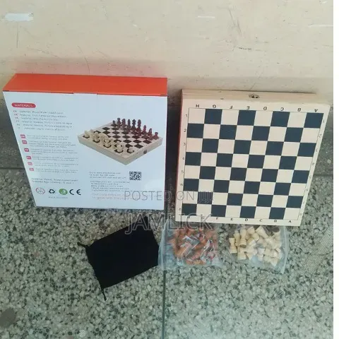 2-in-1 Chess Set Chess Board –Km