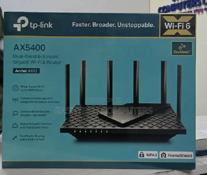 Archerax72 Gigabit Wi-Fi 6 Router