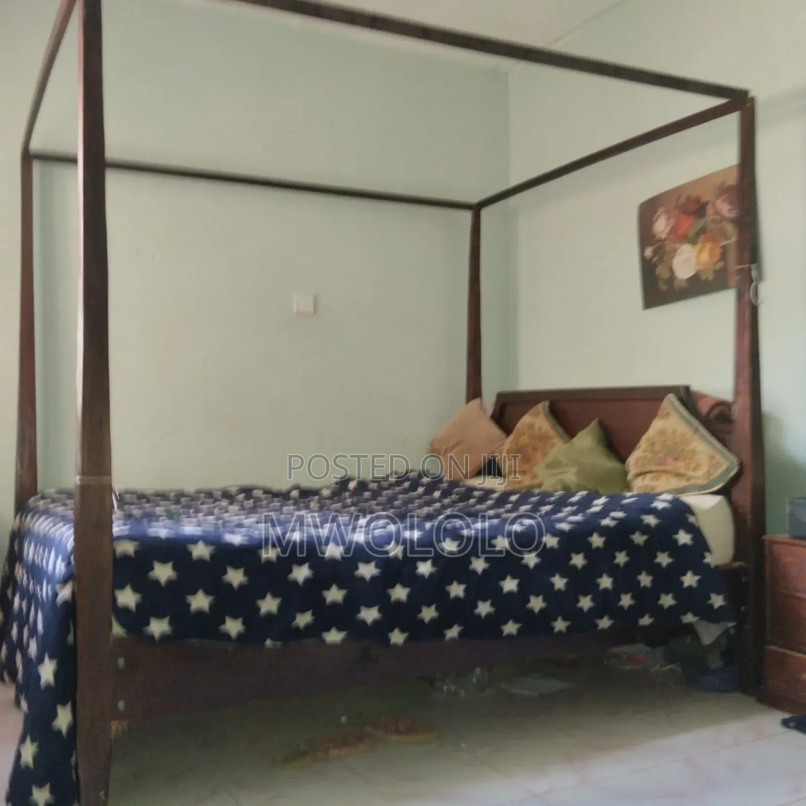 5 by 6 Mahogany Bed Original