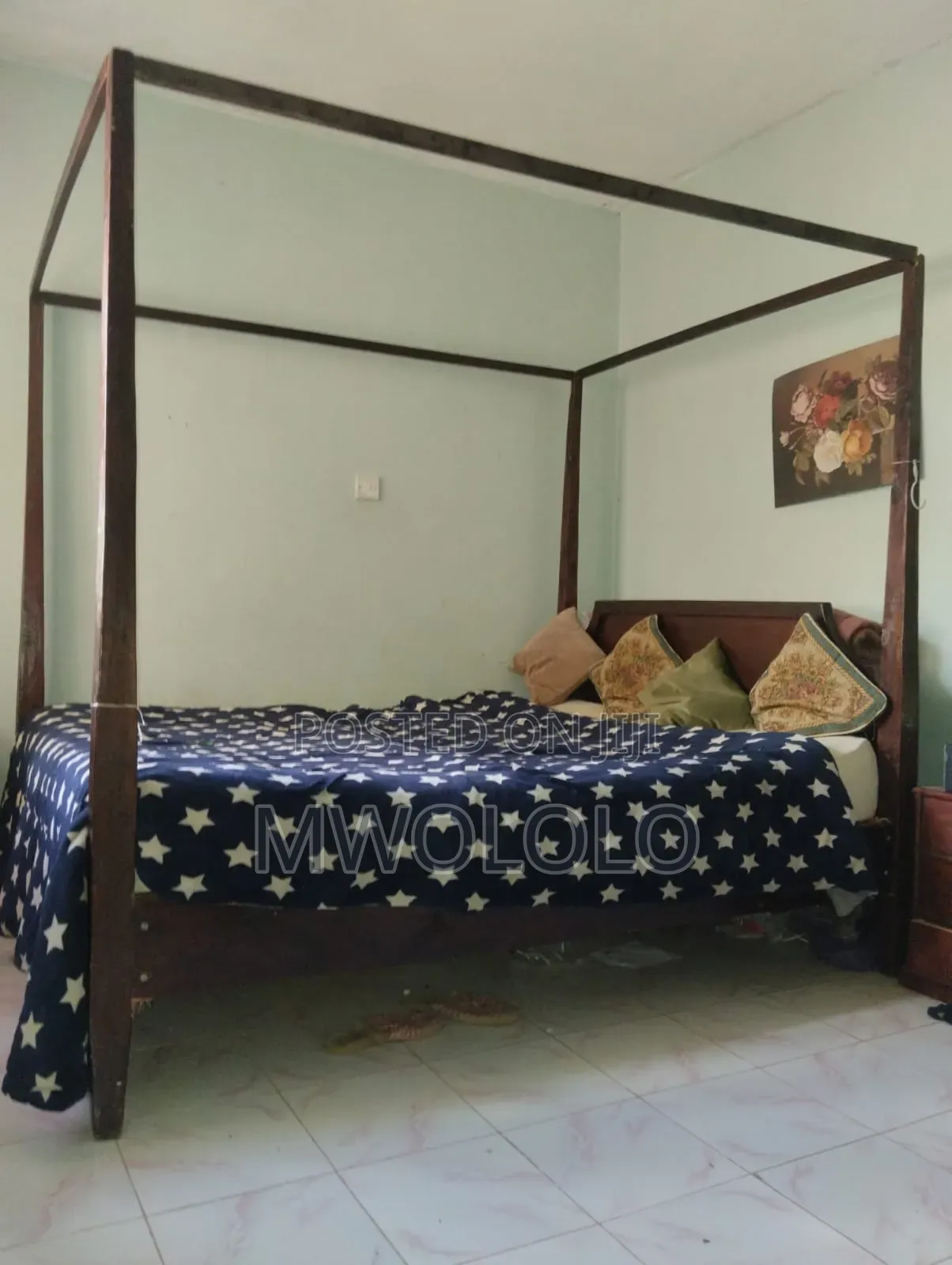 5 by 6 Mahogany Bed Original