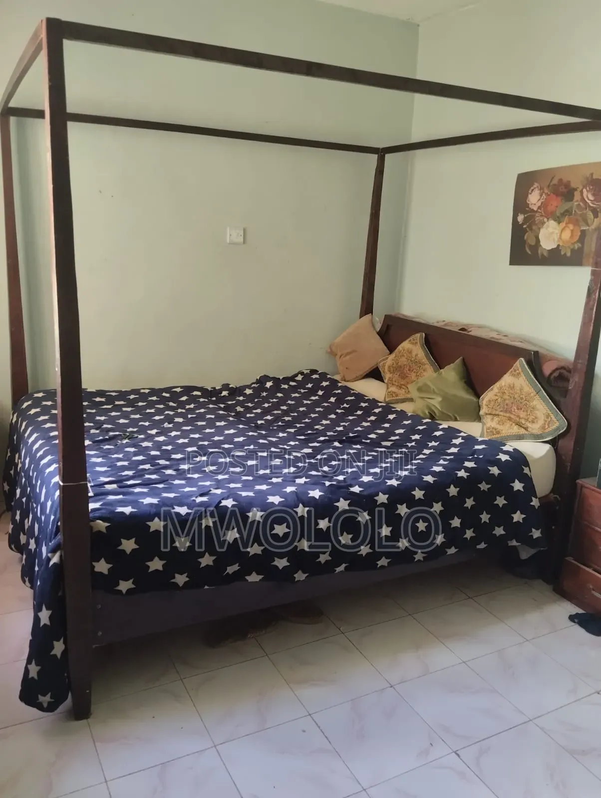5 by 6 Mahogany Bed Original