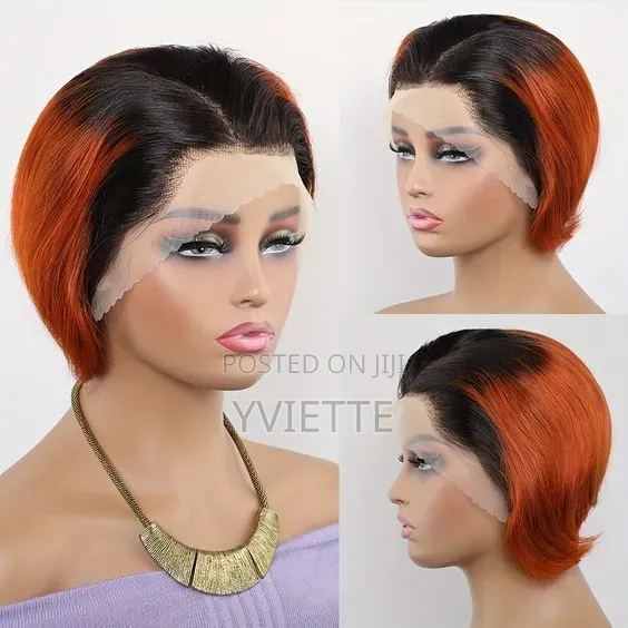 Frontal Pixie Wig Human Hair