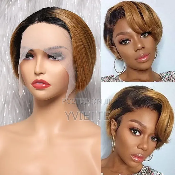 Frontal Pixie Wig Human Hair