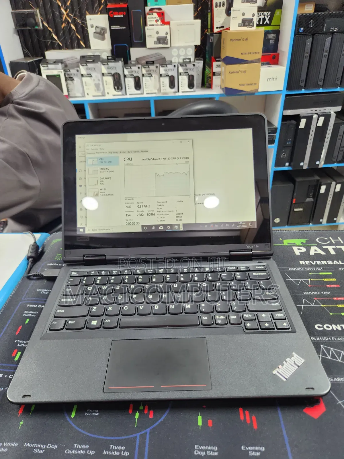 Laptop Lenovo Yoga 11e 4GB Intel Celeron SSD 128GB