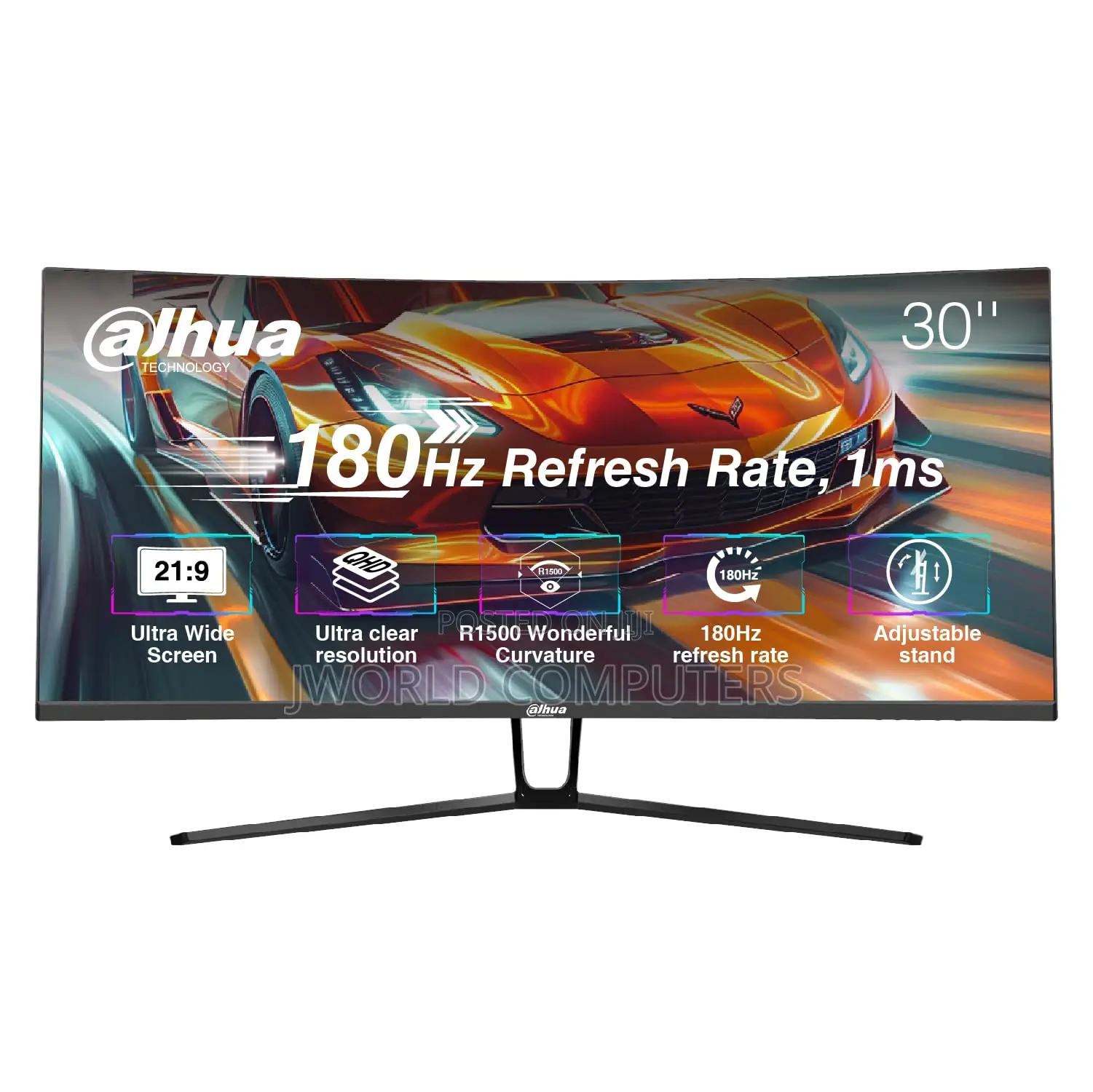 Dahua E330ca 30’’ WFHD 2560x1080 Curved Gaming Monitor