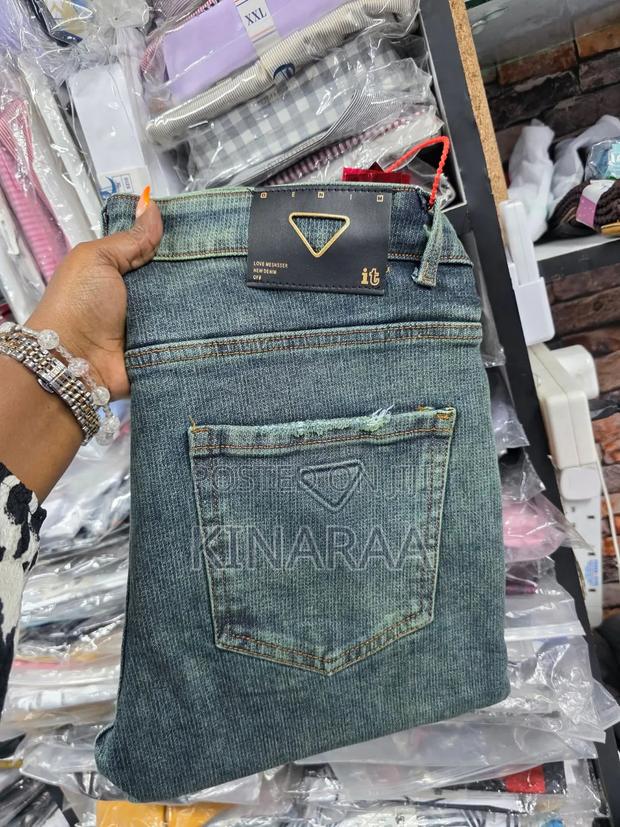 Black New Men's Jeans - thumbnail 4