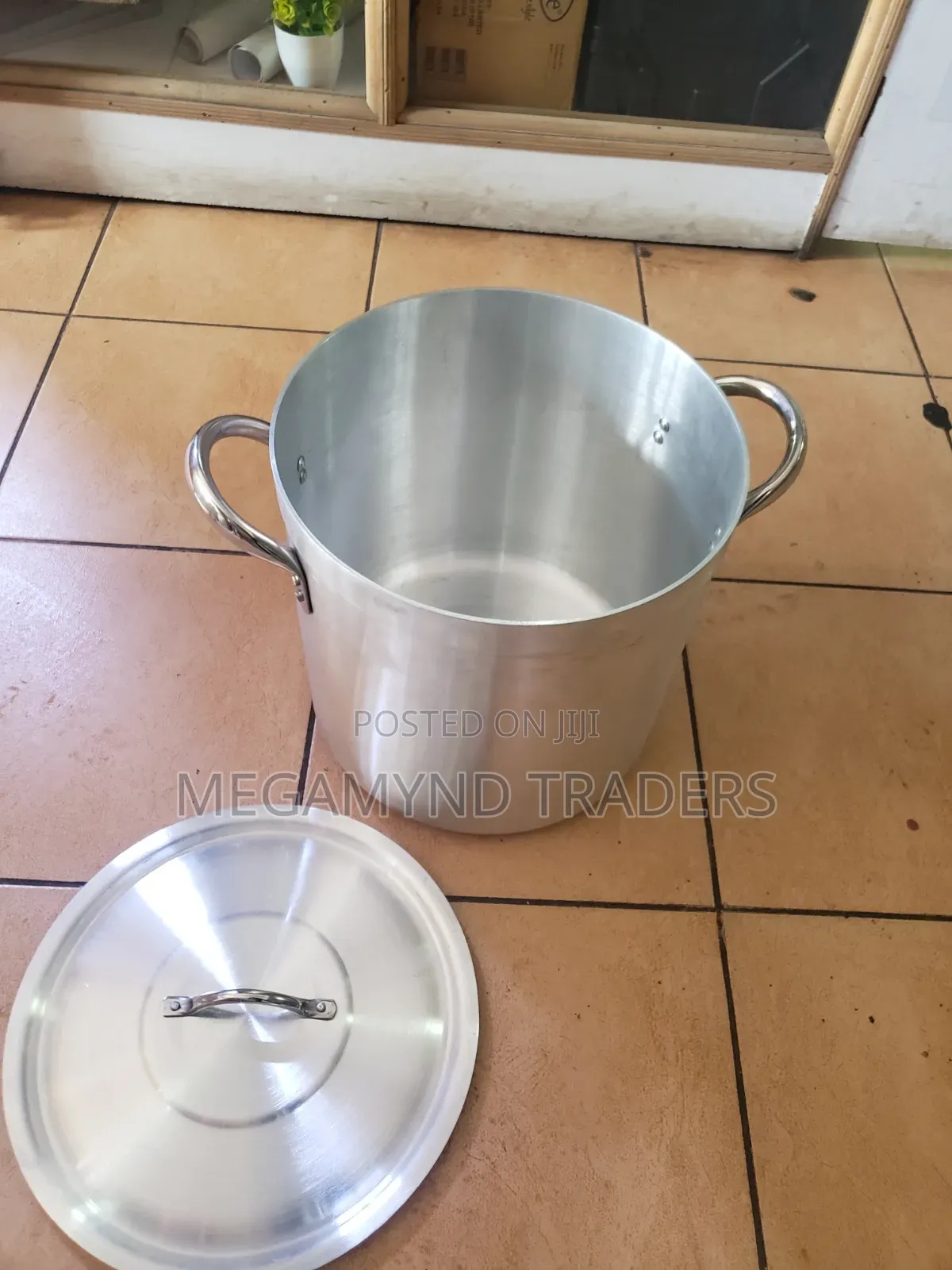 31 LTR Aluminium Sufuria / Heavy Gauge Stock Pot