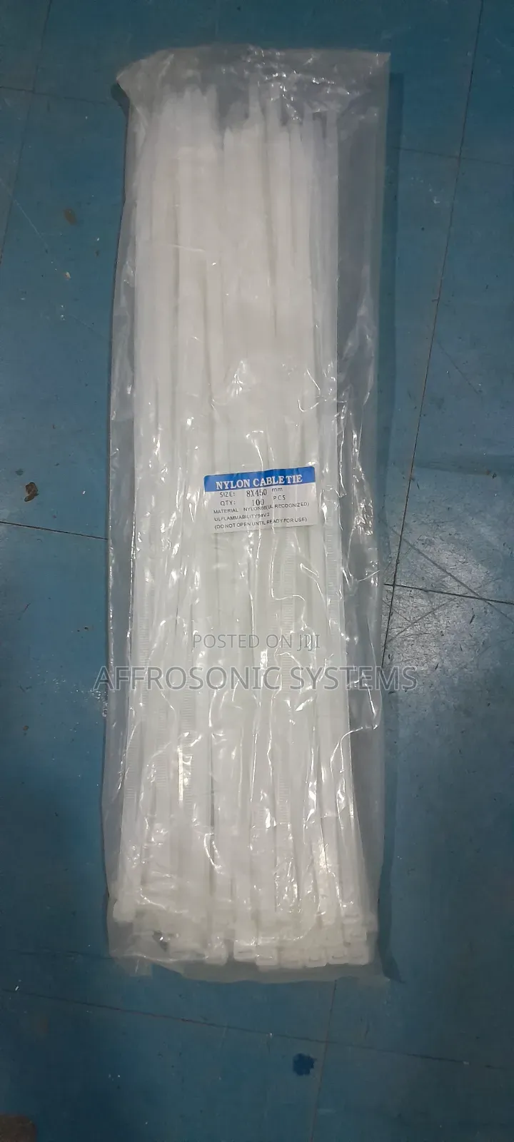 8x450 Nylon Cable Tie