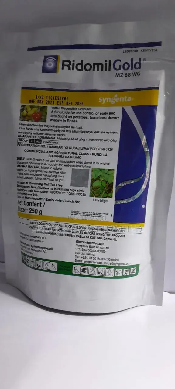 Ridomilgold Fungicide 50g, 250g, 1kg