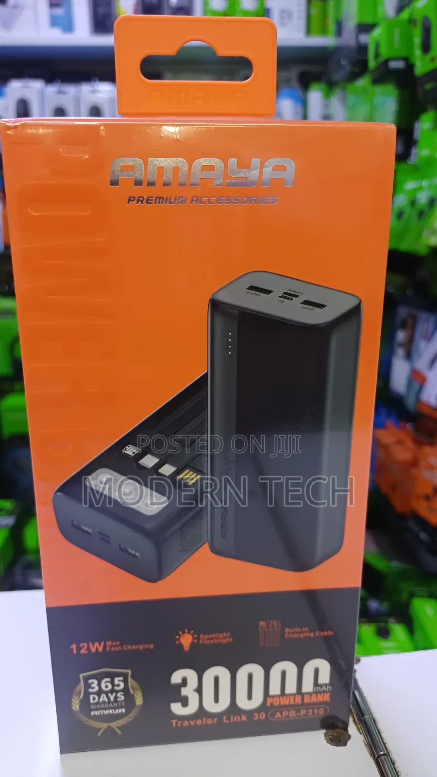 Amaya Apb-P310 Power Bank 30000mah,