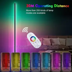 Corner Lamp With Remote Control, Smart Led