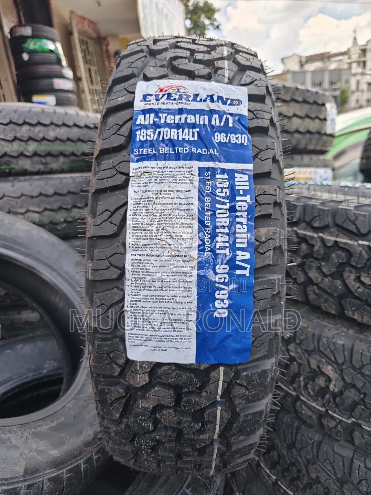 185/70r15 Everland Tyre All-Terrein Tyre