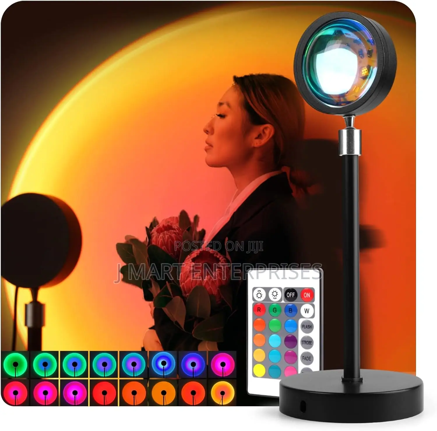 360° Rotatable Sunset Lamp,Night Light for Bedroom Decor/Living Room